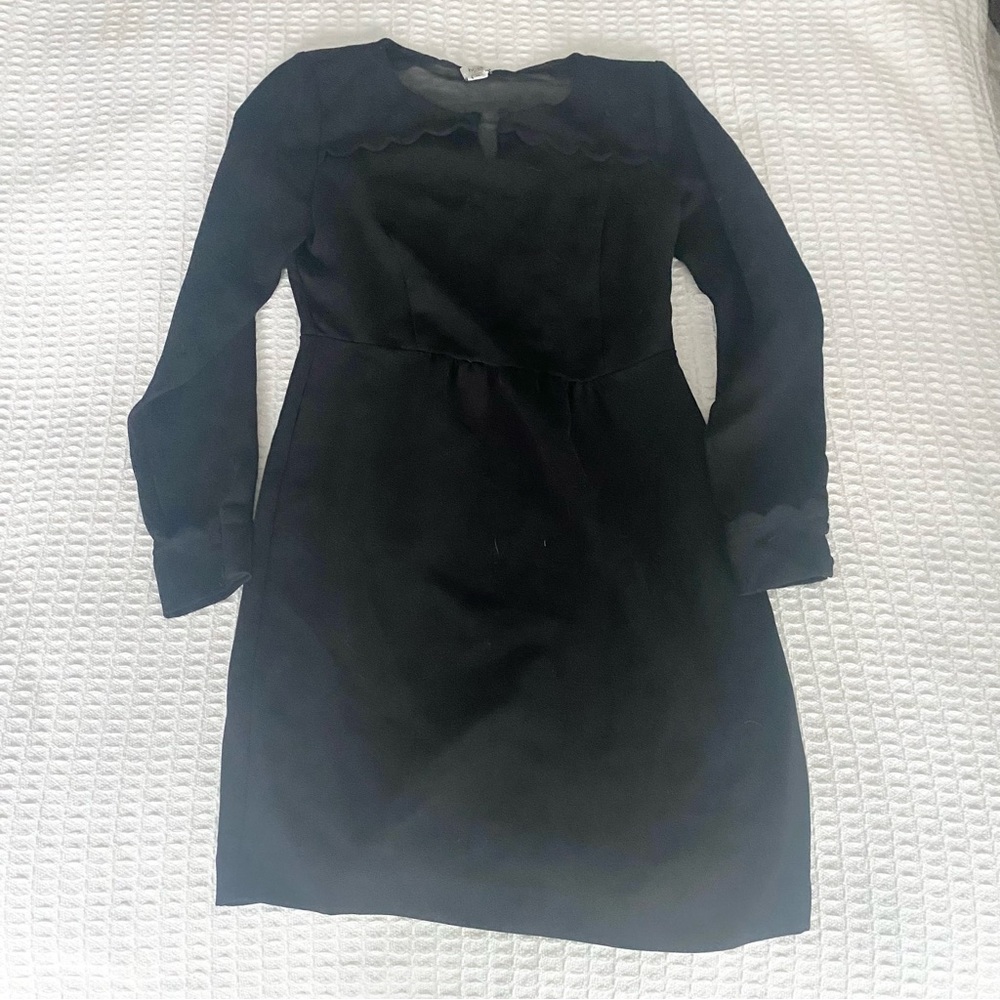 Hoss intropia black scallop long sleeve dress size 38